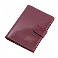 Бордовый бумажник